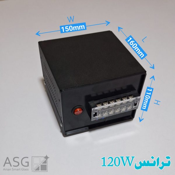ترانس برق شیشه هوشمند 120W