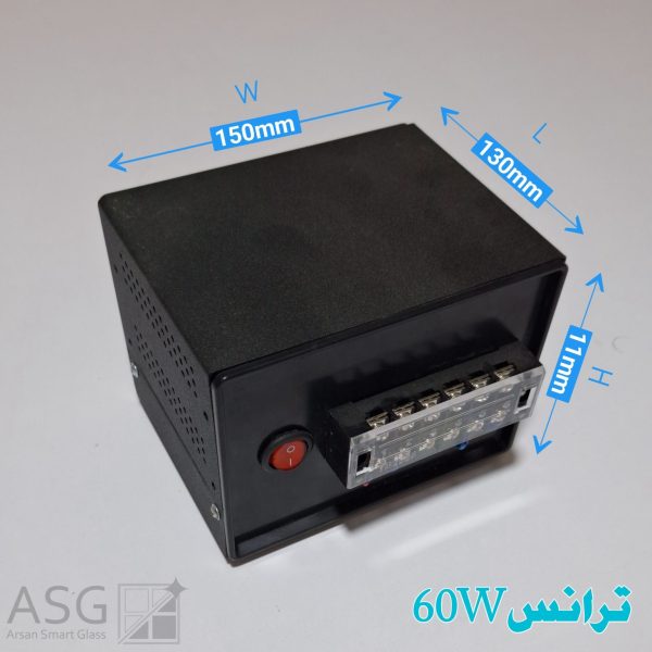 ترانس برق شیشه هوشمند 60W